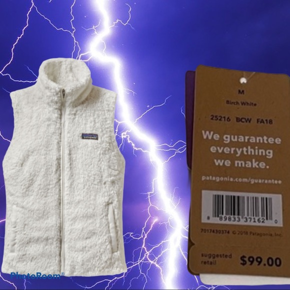 Patagonia Jackets & Blazers - NEW/TAG PATAGONIA WOMENS VEST LOS GATOS MED WHITE